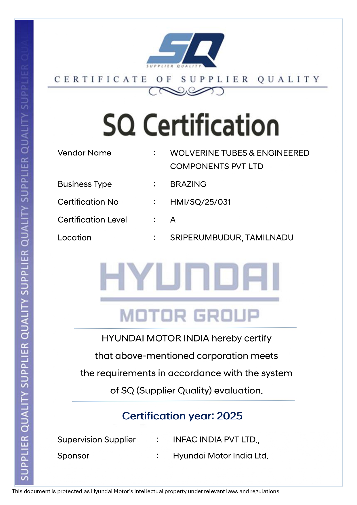 Certificate 1